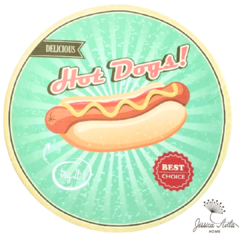 capa para base de MDF • hot-dog