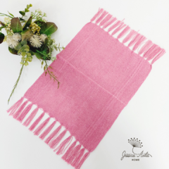 Mini guardanapo em tear • rosa pink - comprar online