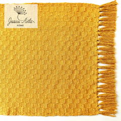 Lugar americano campestre liso • ocre - comprar online