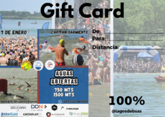 Gift Card Aguas Abiertas Cap.Sarmiento 750MTS 100%