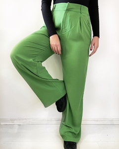 Calça Wide Leg - Verde