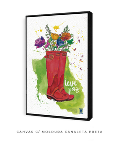 Leve Paz - Isaías 52:7 - Quadro Decorativo