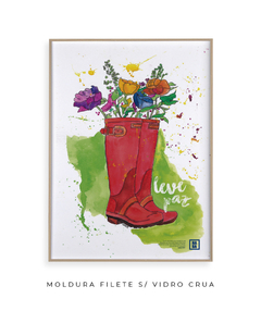 Leve Paz - Isaías 52:7 - Quadro Decorativo - comprar online