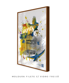 Livres - João 8:36 - Quadro Decorativo - loja online