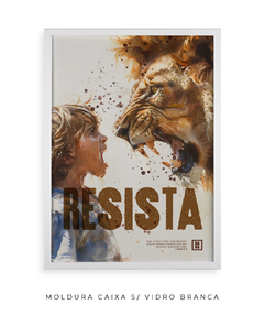 Resista - 1 Pedro 5:8 - Haba Poster