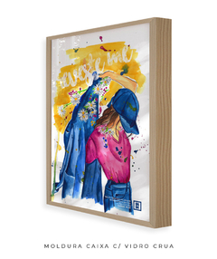 Reveste-me - Salmos 18:32 - Quadro Decorativo