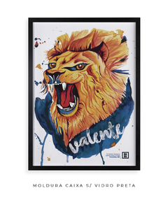 Valente - Provérbios 28:1 - Haba Poster