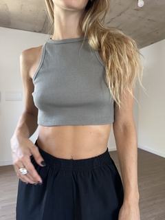 CROP MORLEY GREY - comprar online