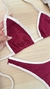 conjunto cortininha bicolor marsala - comprar online