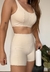 Conjunto nude alta compressão - loja online