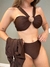 conjunto hot marrom - loja online