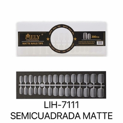 Mely tips semicuadrada matte300pcs LIH-7111