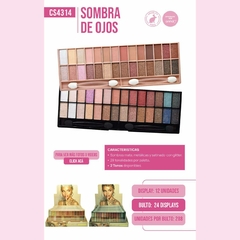 Pink21 bad girl paleta de sombra CS4314