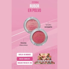 PINK21 RUBOR EN POLVO CHERRY CHECKS CS3964