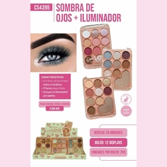 Pink21 sombra+iluminador 10colores CS4395