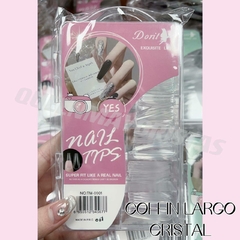 Dorit Tips softgel coffin largo transparente 100pcs TM-0001