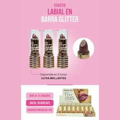 Pure glitter labial en barra Glitter pink21 CS4220