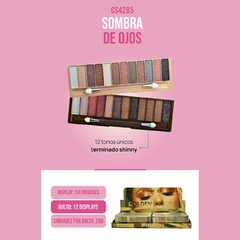 Pink21 golden colors paleta de sombra CS4285