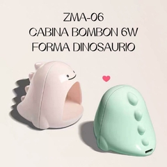 Cabina mini forma dinosaurio -06