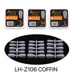 Mely tips coffin matte 100pcs LH-Z106