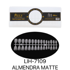 Mely tips almendra Matte 300pcs LIH-7109