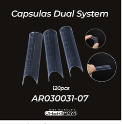 L061-00702 Capsula Dual System Uñas Escul. X 120pcs AR030031-07