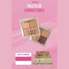 Paleta de correctores Creamy Concealer pink21 CS3384