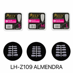 Mely tips almendra matte 100pcs LH-z109