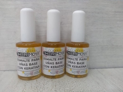 Esmaltes con base keratina 10ml cherimoya - comprar online