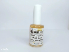 Esmaltes con base keratina 10ml cherimoya