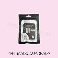 Charm limit tips soft gel PRELIMADO CUADRADA por numero 48pcs CML-8C