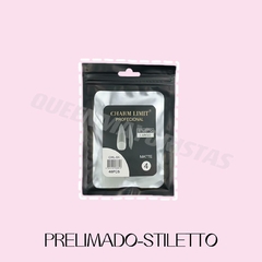 Charm limit tips soft gel PRELIMADO STILETTO por numero 48pcs CML-8A