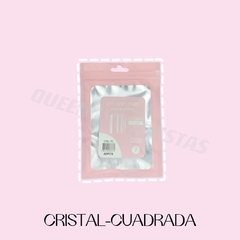 Charm limit tips soft gel CRISTAL CUADRADA por numero 48pcs CML-7C