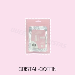 Charm limit tips soft gel CRISTAL COFFIN por numero 48pcs CML-7