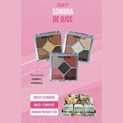 Pink21 nudes&intenses paleta de sombra CS3977