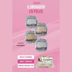 Pink21 make me glow iluminador en polvo CS3979