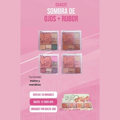 Pink21 crush on you paleta de sombra cs4322