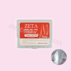 Zeta tips soft gel coffin largo 120pcs ZMA-M753G