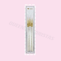 Zma miss nail set de pincel liner #0#00#000 ZMA-M173