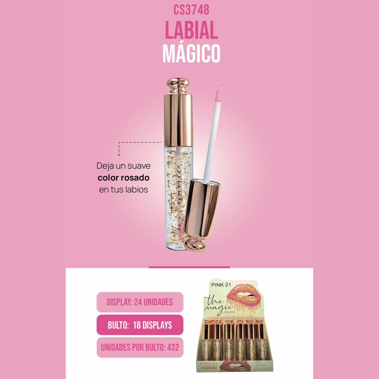 Pink21 the magic labial magico CS3748