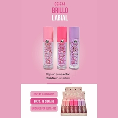 Pink21 magic diamond brillo labial con glitter CS3744