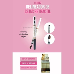 Pink21 stylish delineador rectractil para cejas con cepillo CS3882