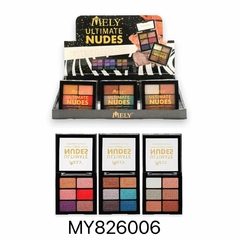 Mely ultimate nudes paleta de sombra MY826006