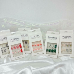 False nails uña postiza cuadrada para press on 12pcs 7095