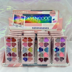 Sevencool miracle touch paleta de gliter -7725D