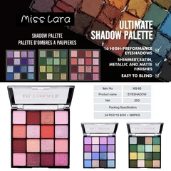 Miss lara paleta de sombra MS-60