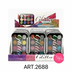 Tejar paleta de glitter 12 colores ART.2688