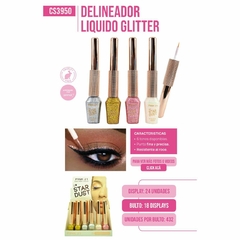 Pink21 stardust delineador de ojos c/glitter CS3950