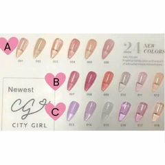 City girl base rubber 10ml por caja 6u