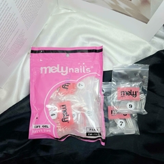 Mely tips soft gel matte cuadrada en bolsa 504pcs YDO-06